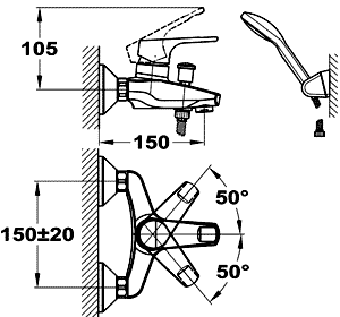 smesitel Mofem Junior Evo 151-0063-30 shema